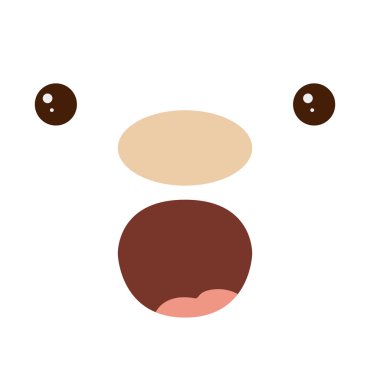 Çizgi film yüz ifadesi tasarımı ile