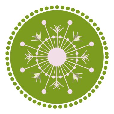 Kar tanesi Merry Christmas tasarım