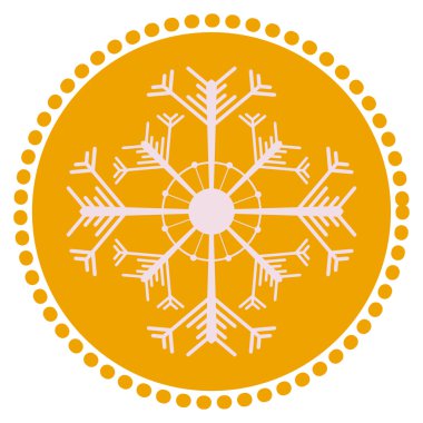 Kar tanesi Merry Christmas tasarım