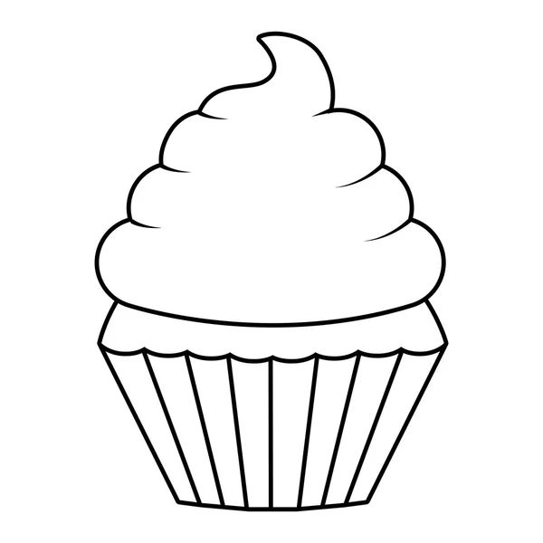 Muffin-Dessertdesign — Stockvektor