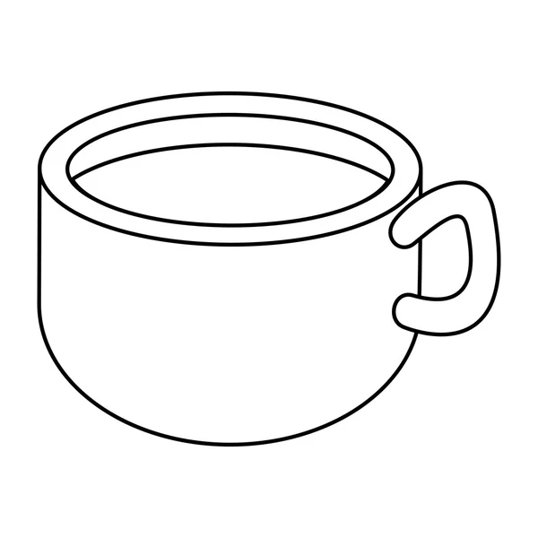 Diseño de hervidor de café aislado — Vector de stock