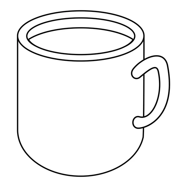 Geïsoleerde koffie waterkoker ontwerp — Stockvector