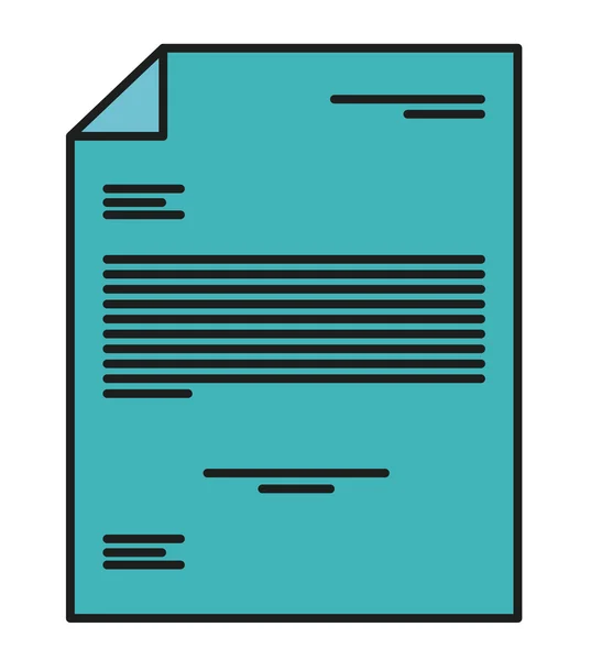 Izolovaný kousek papíru designu — Stockový vektor