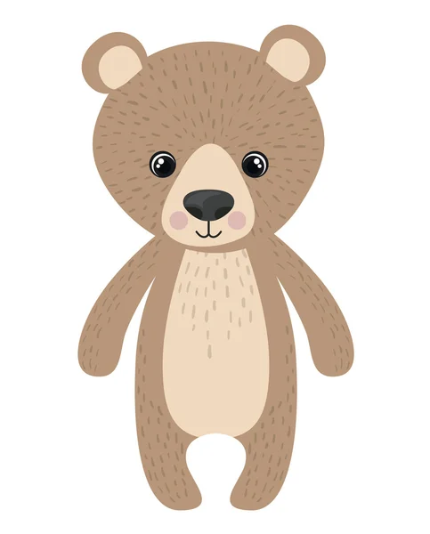 Design de desenhos animados urso isolado —  Vetores de Stock