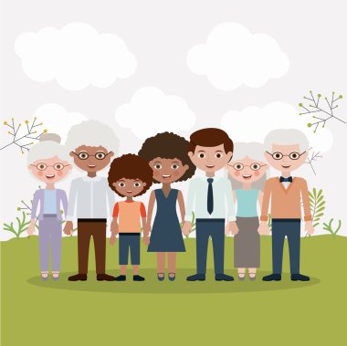 Anne baba kızı oğlu ve dedesi tasarımlar