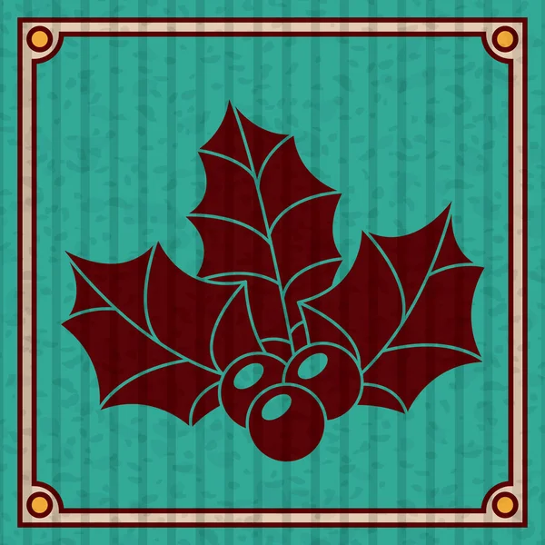 Usine de Joyeux Noël design — Image vectorielle