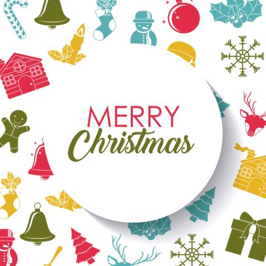 Merry christmas arka plan tasarımı