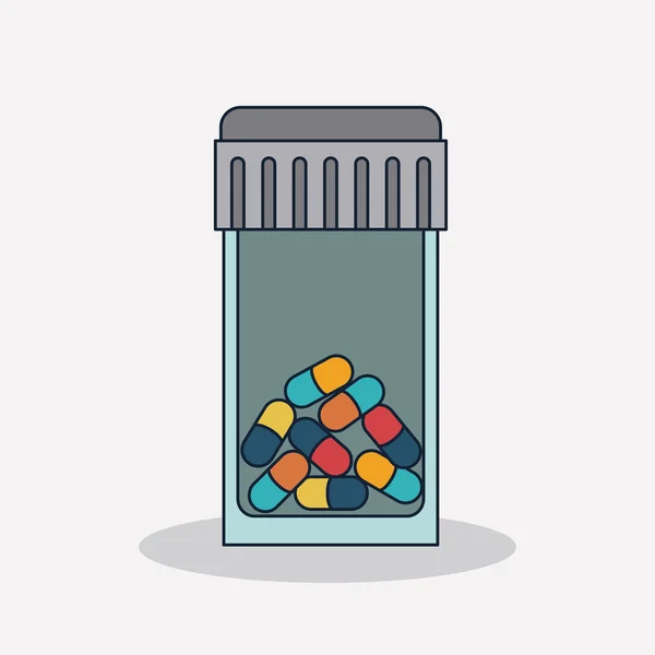 Diseño médico y sanitario — Vector de stock