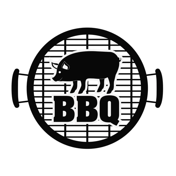 Bbq and grill menu design — Stock Vector