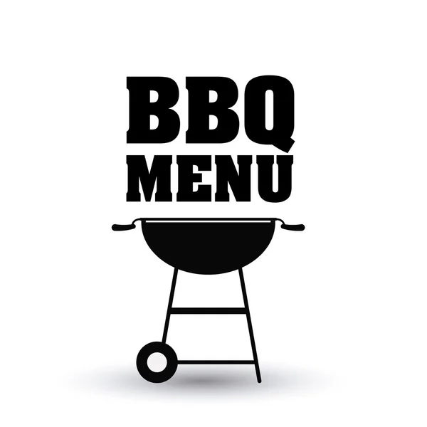 Bbq and grill menu design — Stock Vector