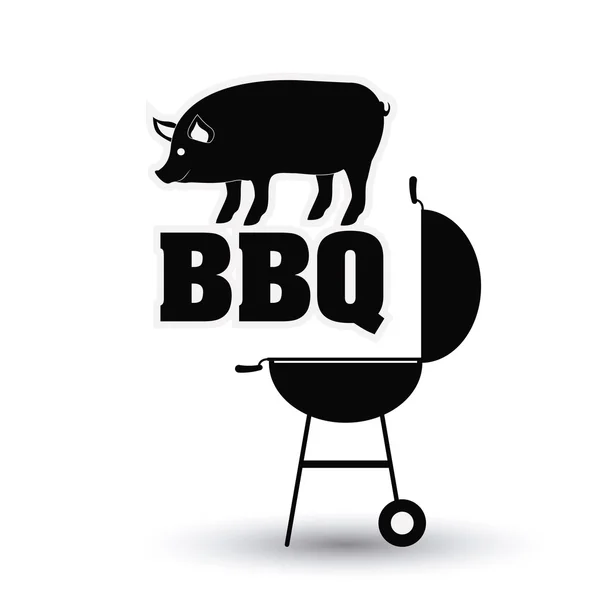 BBQ en grill menu ontwerp — Stockvector