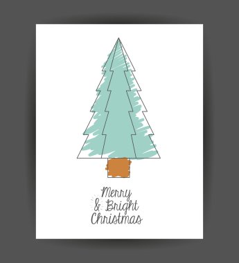 Noel sezonu için Pinetree dekorasyon