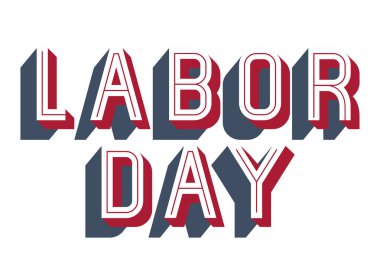 ABD ve İşçi Bayramı tasarım