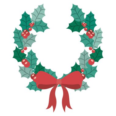 Yaprakları merry Christmas Tasarla