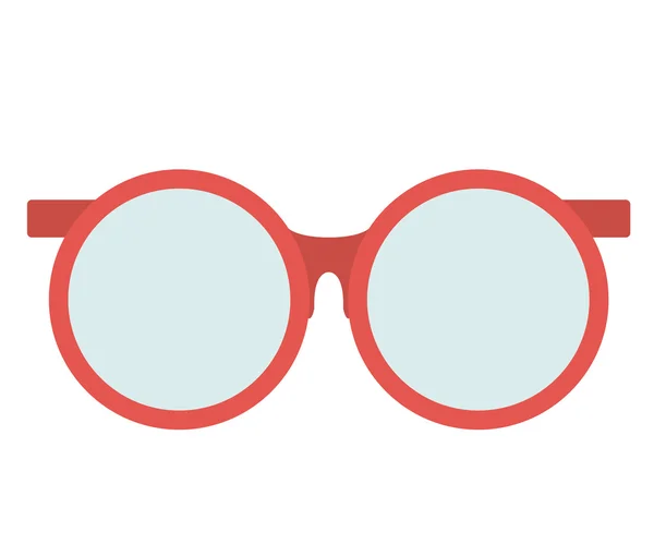 Divattervezés narancsszínű szemüveg — Stock Vector