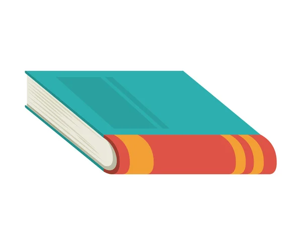 Diseño de libros de literatura aislada — Vector de stock