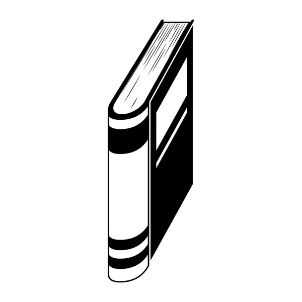 İzole edebiyat kitap tasarımı — Stok Vektör