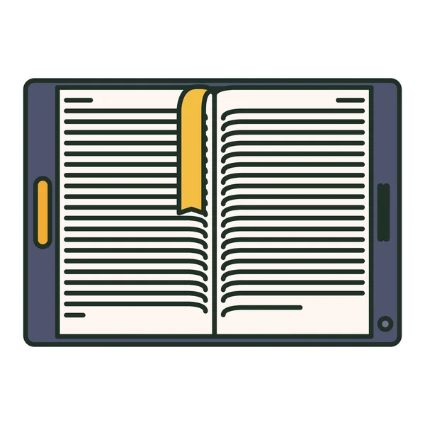 分離の ebook と技術設計 — ストックベクタ