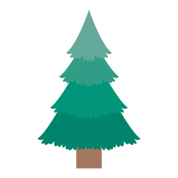 Pin arbre de Joyeux Noël design — Image vectorielle