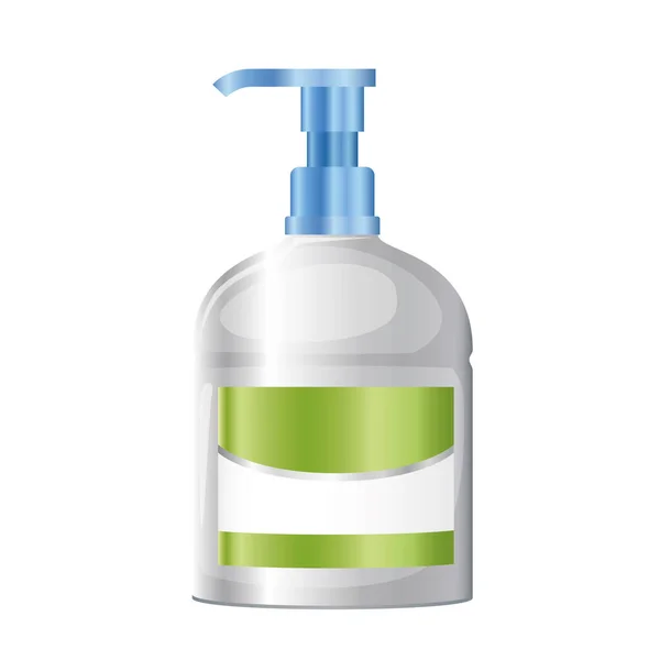 Hand soap bottle vector design — Stock Vector