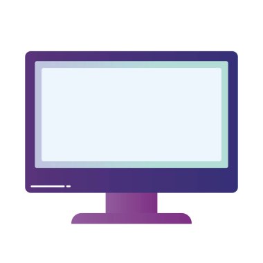 dijital bilgisayar simgesi vektör tasarımı