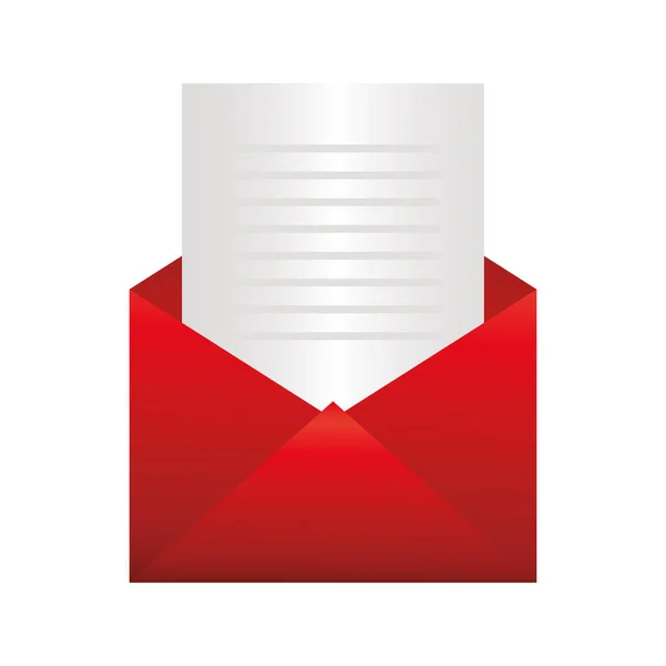Enveloppe message icône vectoriel design — Image vectorielle