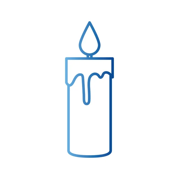 Design vettoriale icona gradiente stile candela — Vettoriale Stock