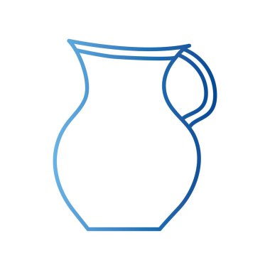 meyve suyu kavanozu gradyan biçim vektör tasarımı