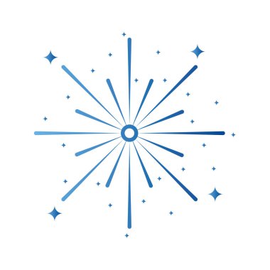 havai fişek gradyan biçim vektör tasarımı