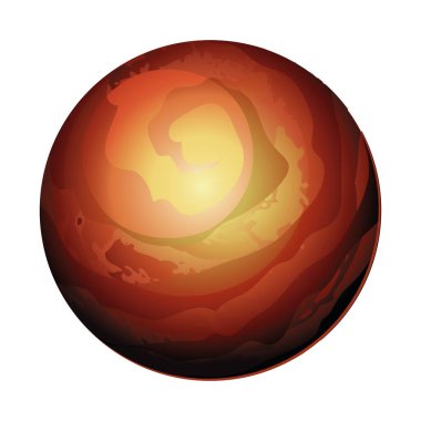 Venüs gezegeni Samanyolu Stili ikon vektör tasarımı