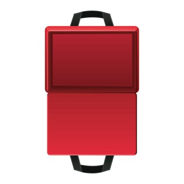 Beyaz arkaplanda ilk AID boş paket simgesi