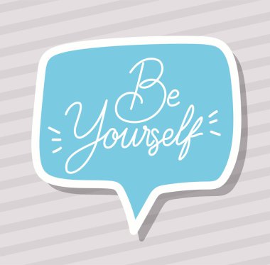 Renkli harflerle kendin ol.