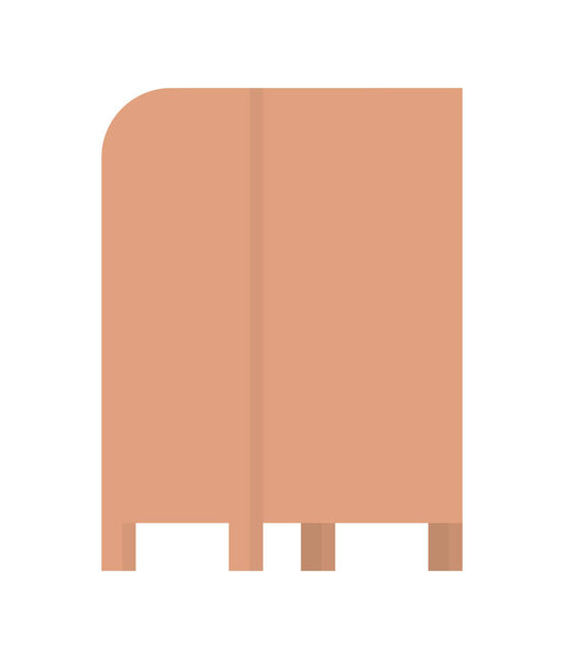 кабинка для голосования цвета лосося