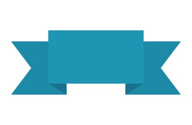 Beyaz arkaplanda mavi renk şeridi