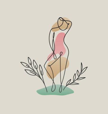 Gri arka planda kolları olan kadın vücudu