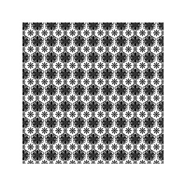 Beyaz arkaplanda Meksika ayçiçeği simgeleri deseni