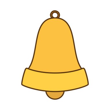 Beyaz arkaplanda çan simgesi