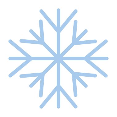 Beyaz arkaplanda mavi kar taneleri