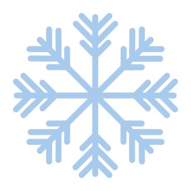 Beyaz arkaplan ile mavi renk kar taneleri