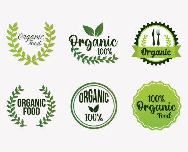 Organik gıda harfleri.