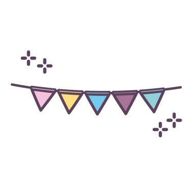 Farklı renkte bir çelenk