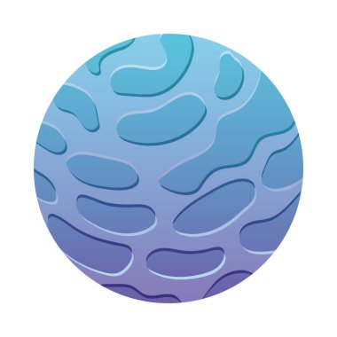 Mavi benekli sevimli gezegen.