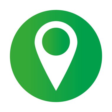 bir kabarcığın içindeki konum işaretleme uygulaması