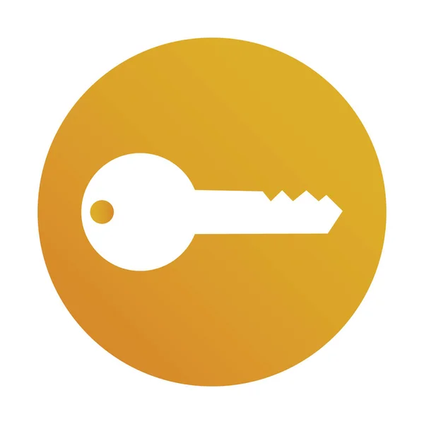 Lösenord app inuti en bubbla med en nyckel — Stock vektor
