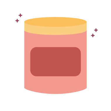 kıvılcımlı krema için kırmızı kap