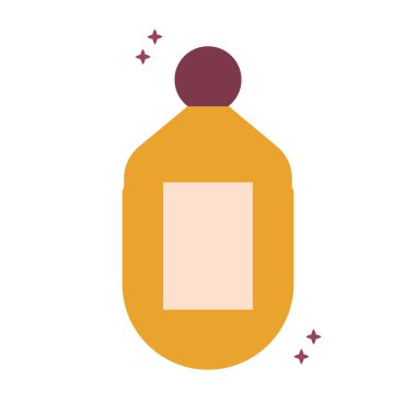 kıvılcımlı organik turuncu şişe