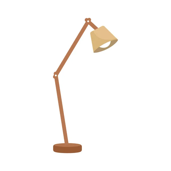 Лампа на белом бэкгранде — стоковый вектор