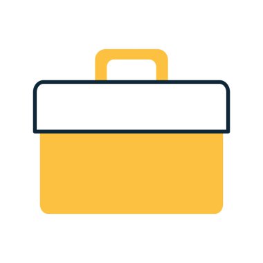 Sarı renkli bir çanta.