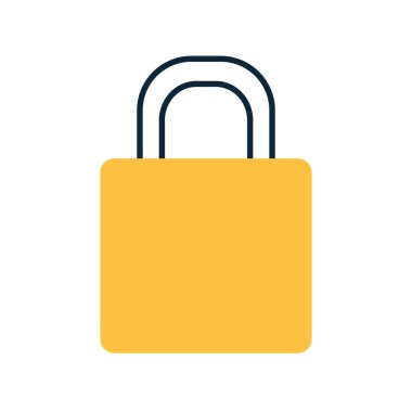 sarı renkli asma kilit