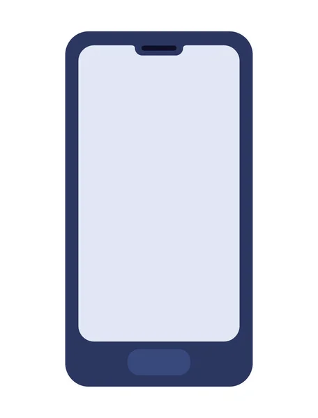 Smartphone sobre fondo blanco — Vector de stock